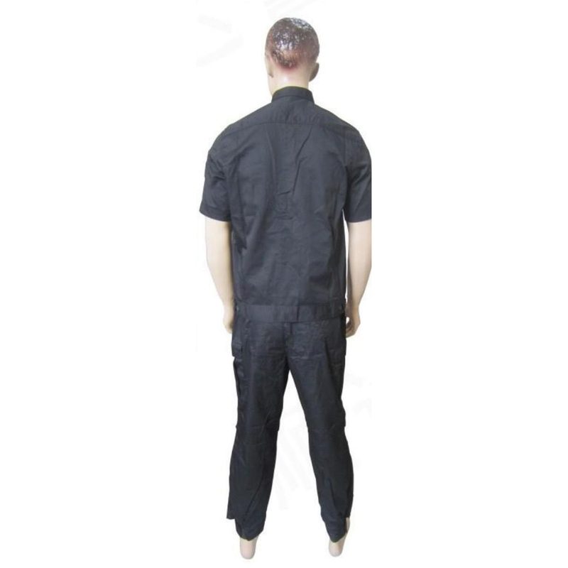 JF-SD1Q黑色涤棉抗静电短袖作训服