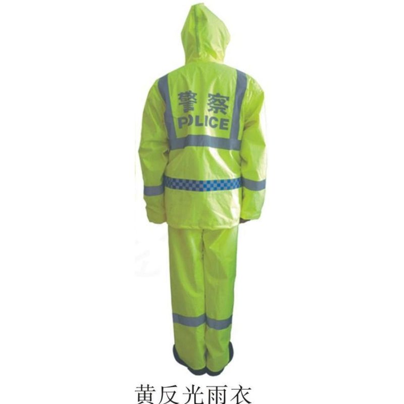 交警荧光黄反光雨衣 YY-SD12